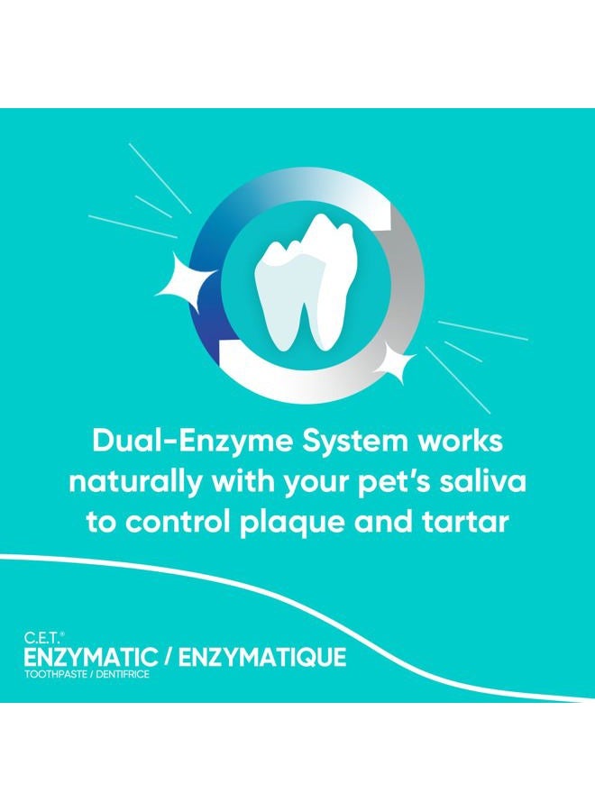 Virbac C.E.T.® Enzymatic Toothpaste| Tartar & Plaque Control for Fresh Breath | Pet Dental Care Toothpaste |Vanilla Mint Flavor, 2.5 oz - Image 4